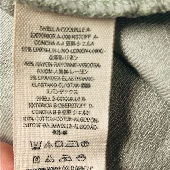 Free People Linen Cotton Drippy Asymmetrical Jacket Grey XS - Picture 13 of 14